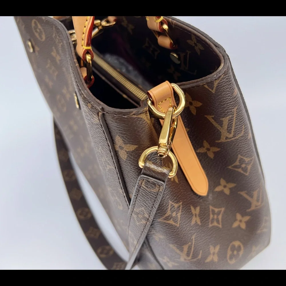 Authentic✅ Louis Vuitton Monogram Montaigne MM Satchel Shoulder Bag M41056 - Picture 8 of 11
